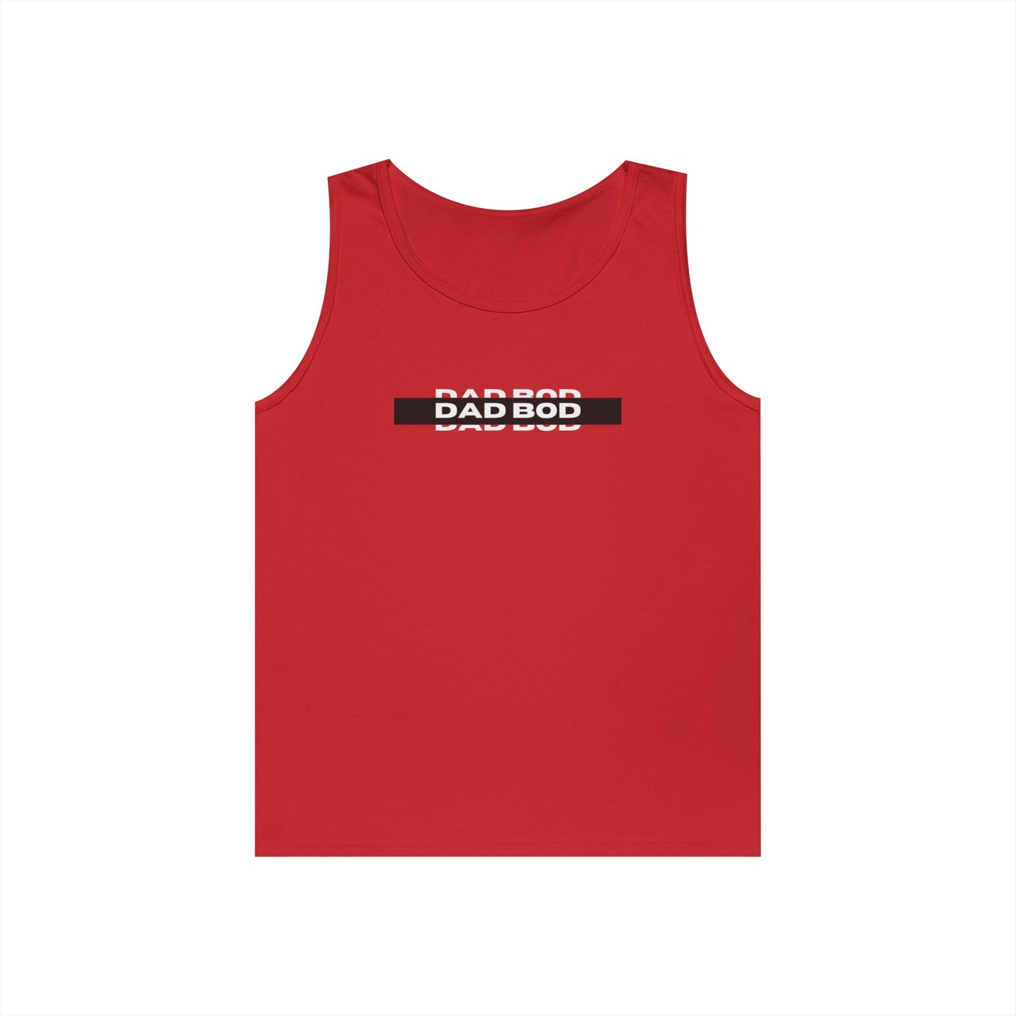 Dad Bod - Heavy Cotton Tank Top - Perfect for Father's Day and Summer Casual Wear