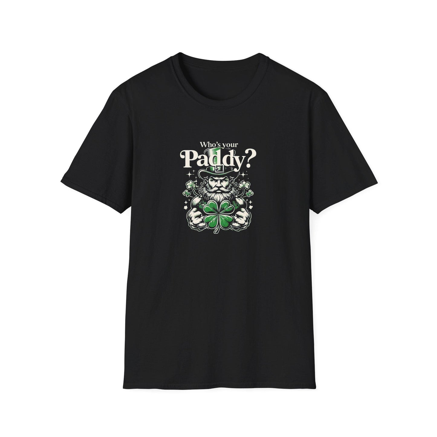Who's Your Paddy? Unisex Softstyle T-Shirt, St. Patrick's Day Tee, Funny Irish Shirt, Gift for Friends, Casual Wear