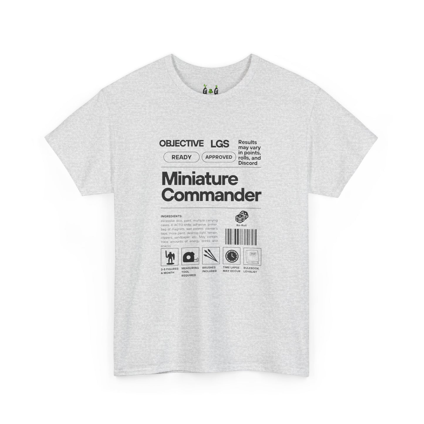 Miniature Builder Unisex Tee, Tabletop RPG Gamer Gift, Funny Humor Shirt, D&D Player Top, Gaming T-Shirt