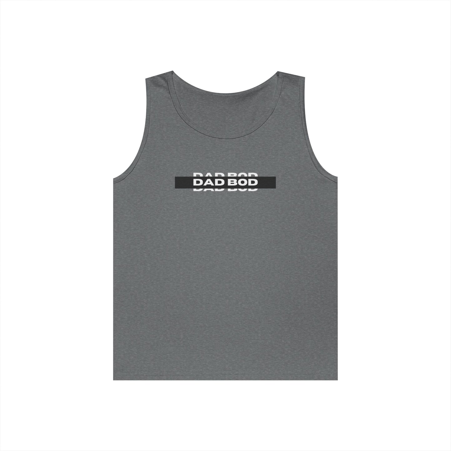 Dad Bod - Heavy Cotton Tank Top - Perfect for Father's Day and Summer Casual Wear