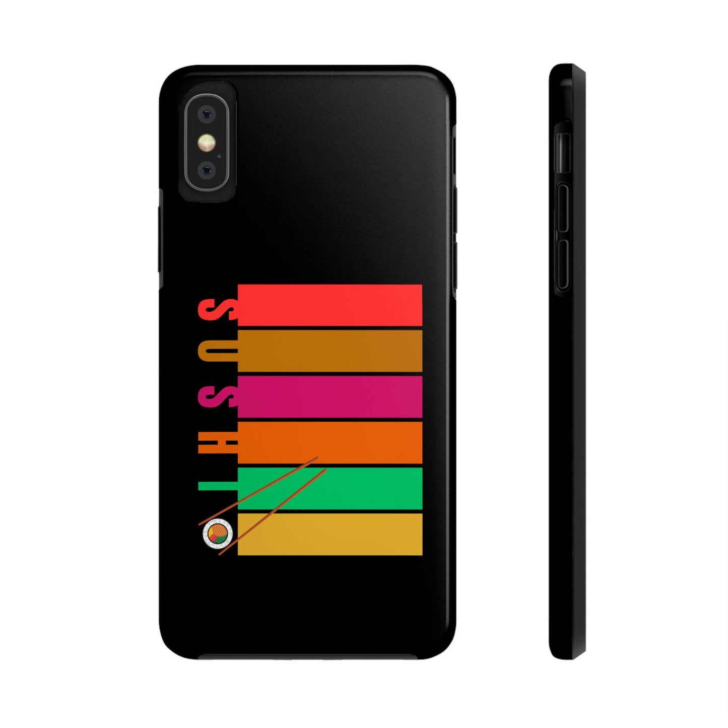 Sushi Lover Phone Case, Durable Tough Cover for Foodies, Cute Sushi Art for Birthdays, Anime Gifts, Unique Kitchen Decor