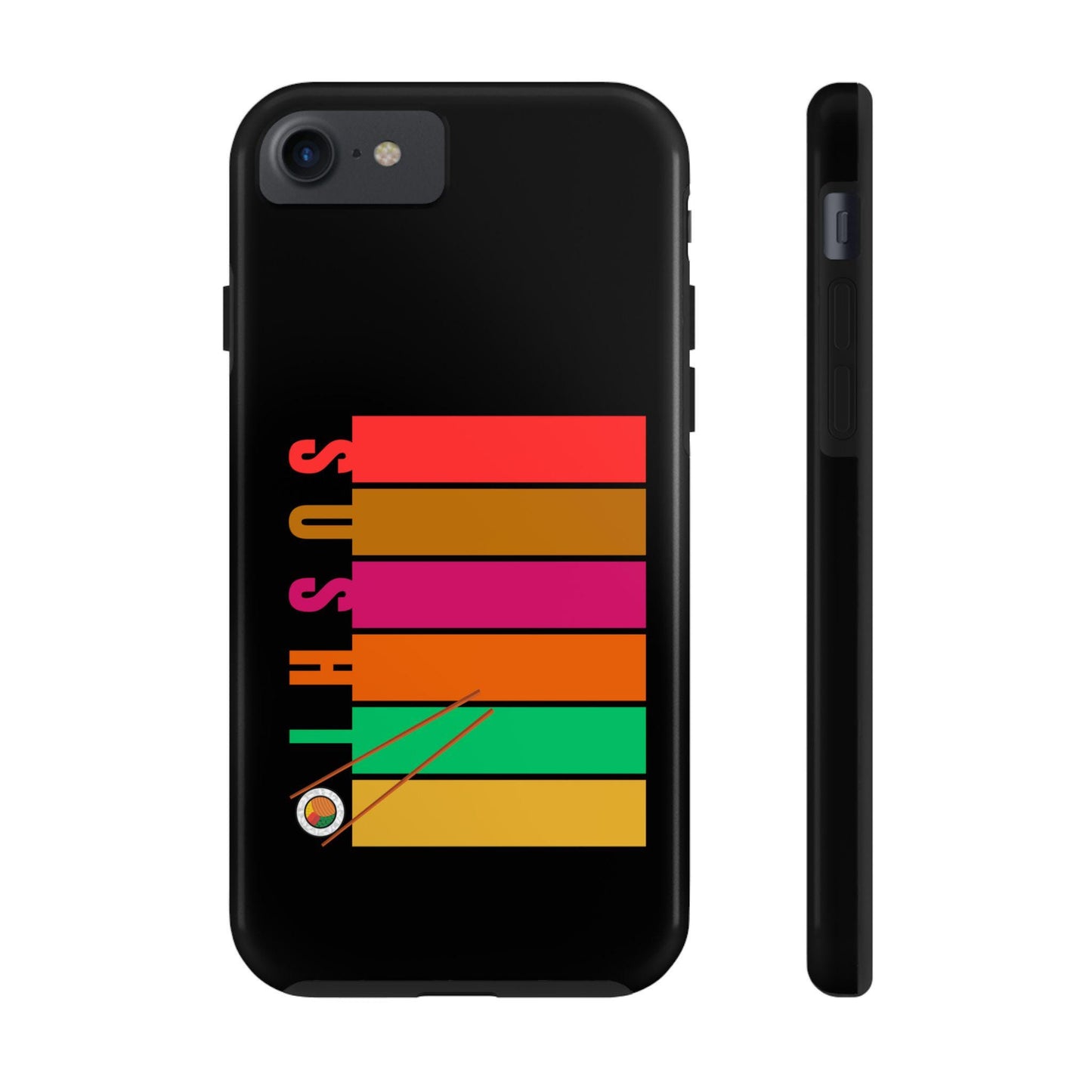 Sushi Lover Phone Case, Durable Tough Cover for Foodies, Cute Sushi Art for Birthdays, Anime Gifts, Unique Kitchen Decor