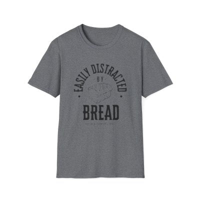 Funny Bread Picture Unisex Softstyle T-Shirt, Foodie Tee
