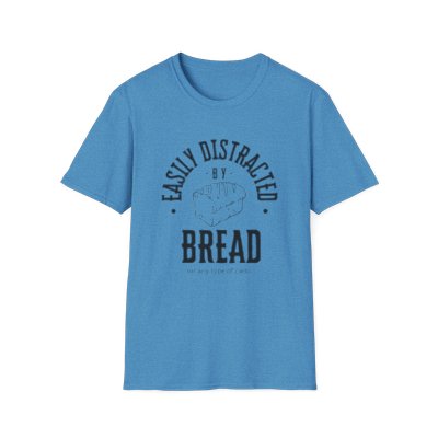 Funny Bread Picture Unisex Softstyle T-Shirt, Foodie Tee