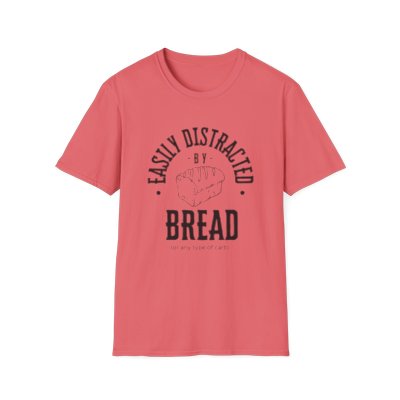 Funny Bread Picture Unisex Softstyle T-Shirt, Foodie Tee
