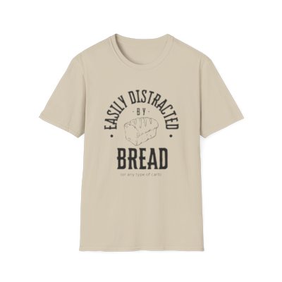 Funny Bread Picture Unisex Softstyle T-Shirt, Foodie Tee