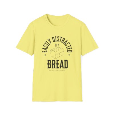 Funny Bread Picture Unisex Softstyle T-Shirt, Foodie Tee