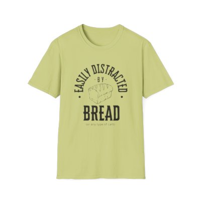 Funny Bread Picture Unisex Softstyle T-Shirt, Foodie Tee