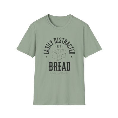 Funny Bread Picture Unisex Softstyle T-Shirt, Foodie Tee