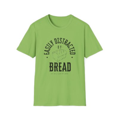 Funny Bread Picture Unisex Softstyle T-Shirt, Foodie Tee