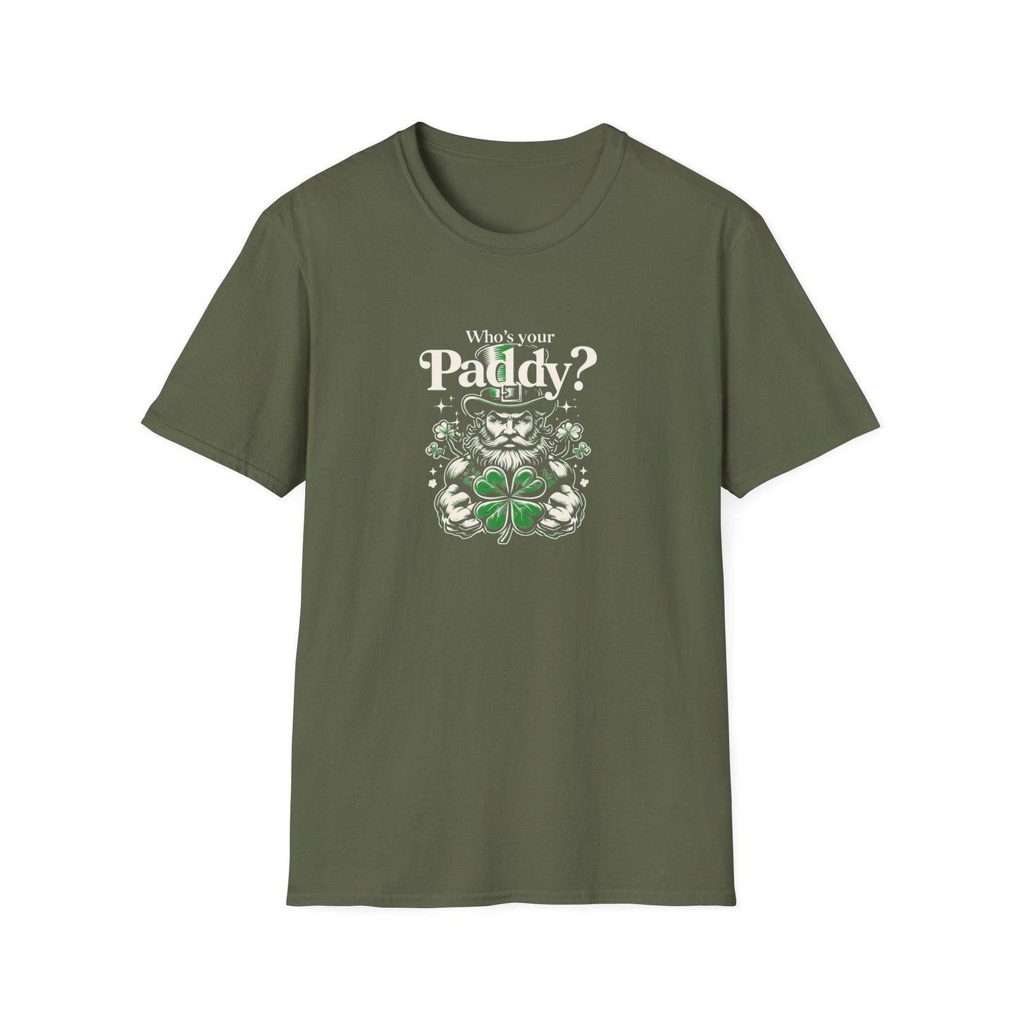 Who's Your Paddy? Unisex Softstyle T-Shirt, St. Patrick's Day Tee, Funny Irish Shirt, Gift for Friends, Casual Wear