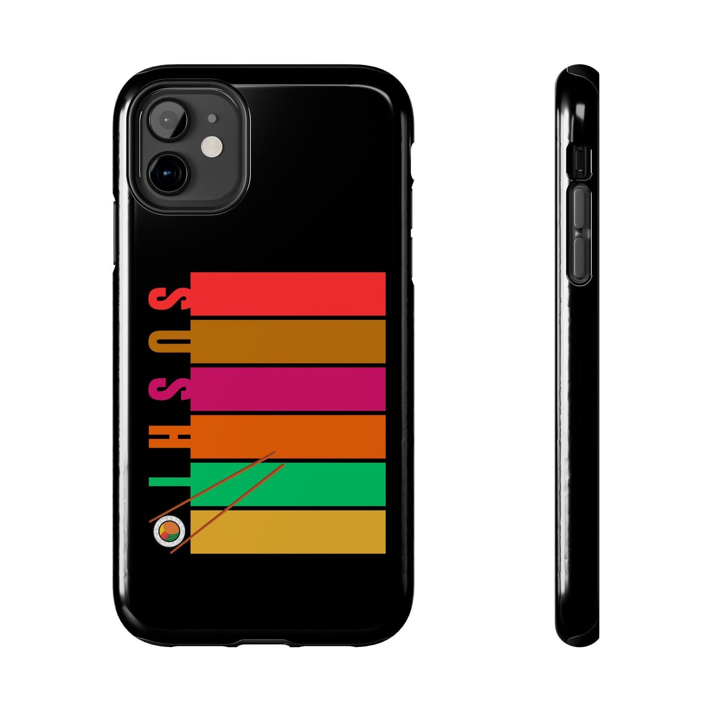 Sushi Lover Phone Case, Durable Tough Cover for Foodies, Cute Sushi Art for Birthdays, Anime Gifts, Unique Kitchen Decor